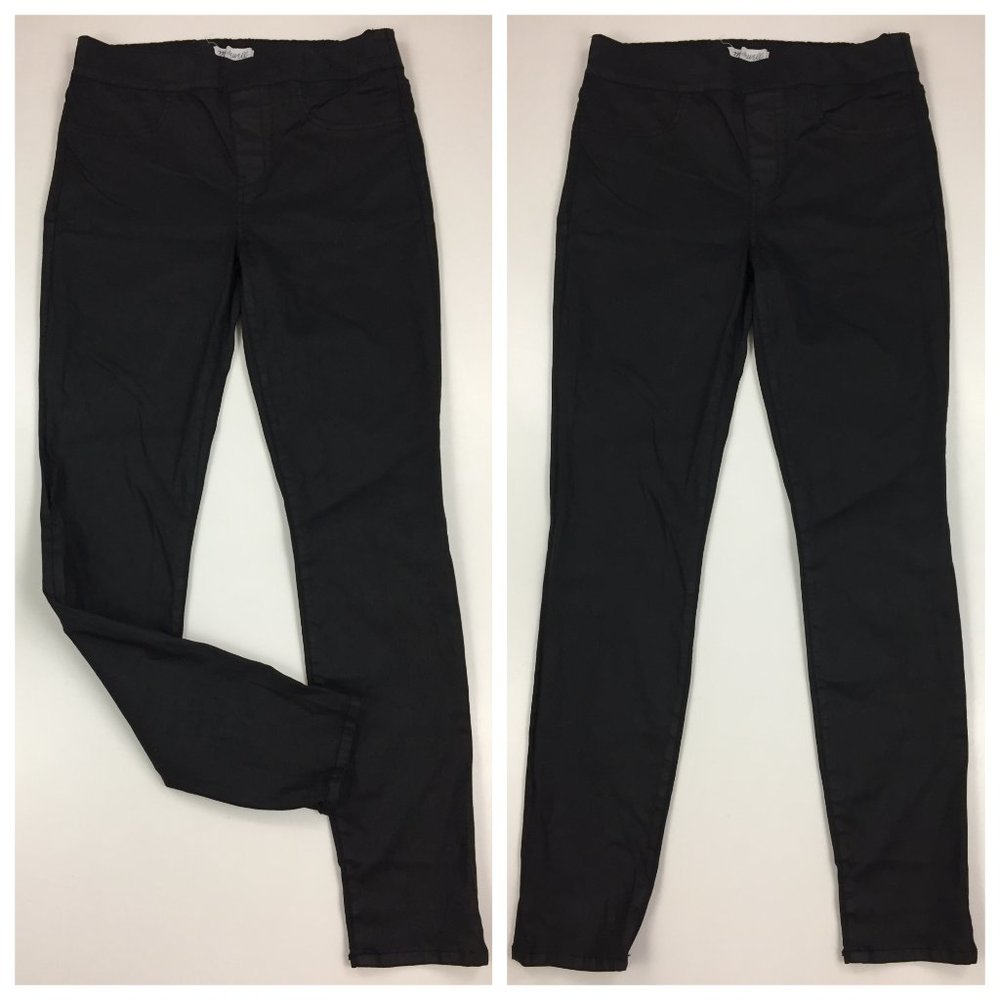 MADEWELL Black Coated SKINNY SKINNY Pull On Leggings Slim Fit Jeans